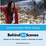 Behind The Scenes At The Katherine Muir-Miller Gallery, With Artist And Owner, Katherine Muir-Miller